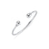 Solid 925 Sterling Silver Children’s Torque Bangle 6.5g