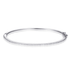 1.10ct Cubic Zirconia Freya Brilliant Cut Bangle in Rhodium Plated Silver