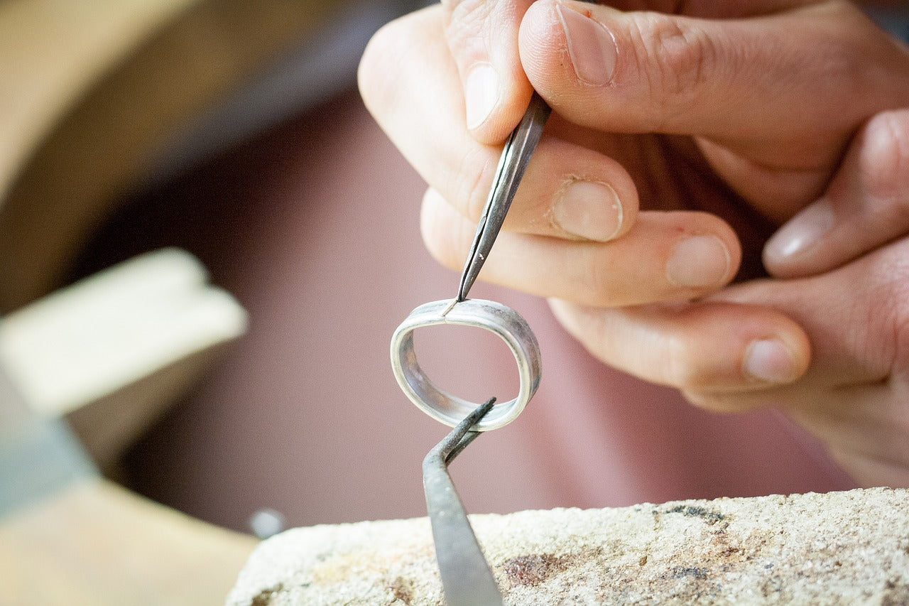 Jewellery Workshop Handcrafting Ring 