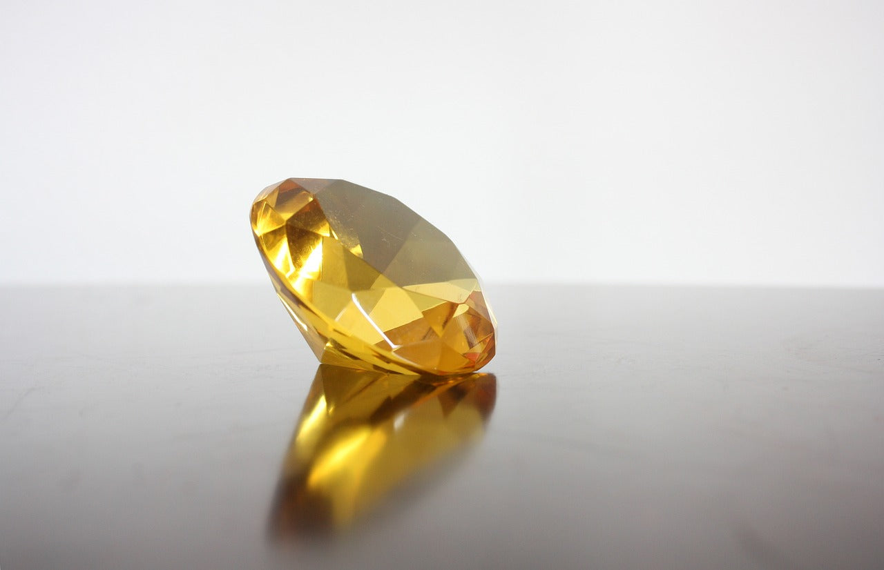 Round Yellow Diamond